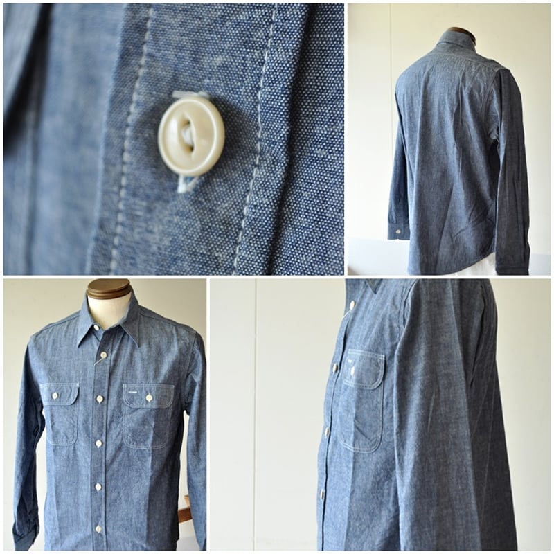 sugarcane シュガーケーン シャンブレーワークシャツ 27850 東洋  