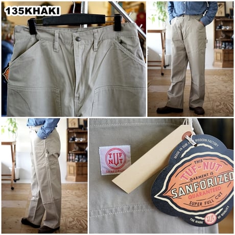 TUFNUT　タフナッツ　コットンツイル　ダブルニーワークパンツ 42630 COTTON TWILL DOUBLE KNEE WORK PANTS