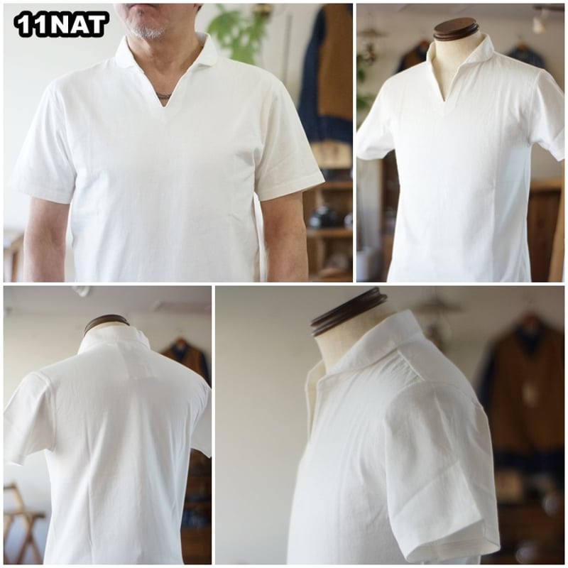 ★ The Barnnet ホワイト 半袖 ポロシャツ the barnnet ☆新品The Barnnet ホワイト 半袖 ポロシャツ the barnnet