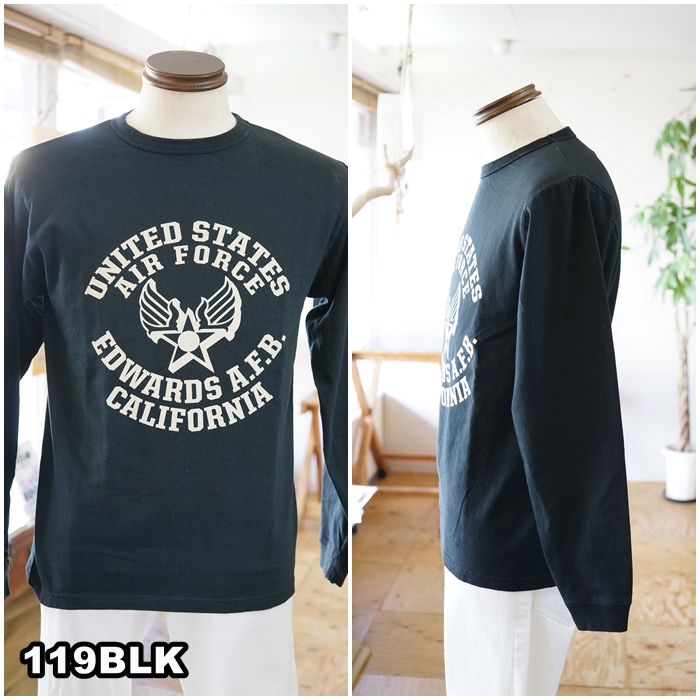 【BUZZ RICKSON】 バズリクソン (M) 新品タグ付き ロンT ロゴ BUZZ RICKSON'S バズリクソンズ ロンT 長袖 ミリタリー