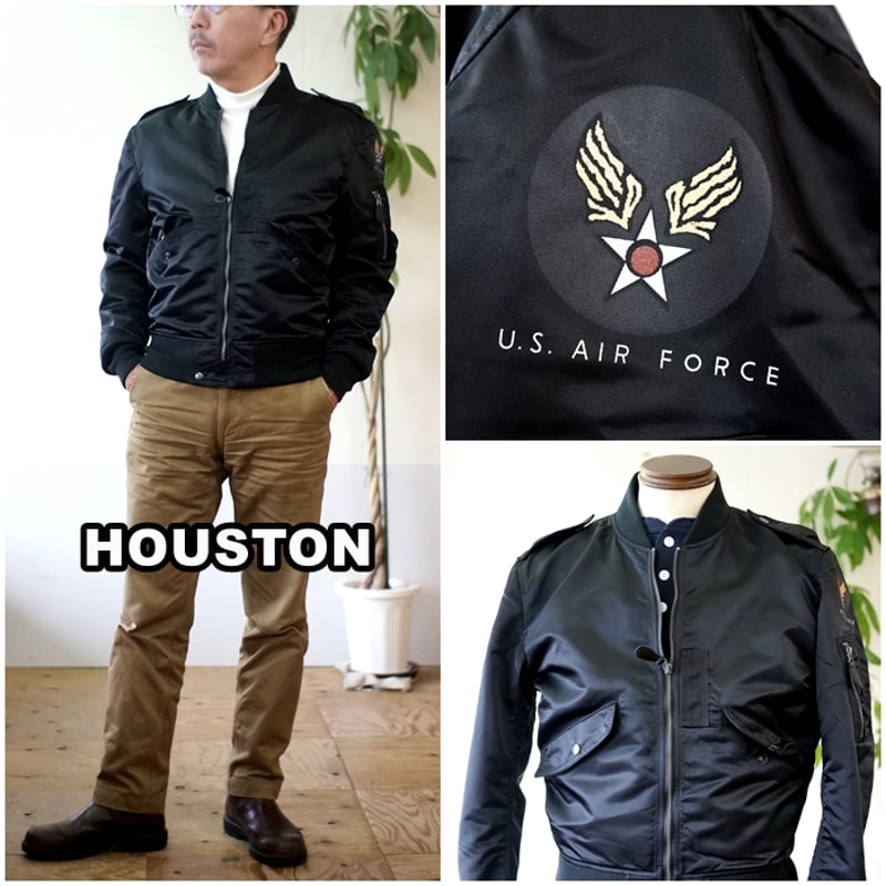 HOUSTON ヒューストン 5L-2X L2 フライトジャケット ミリタリージャケッ