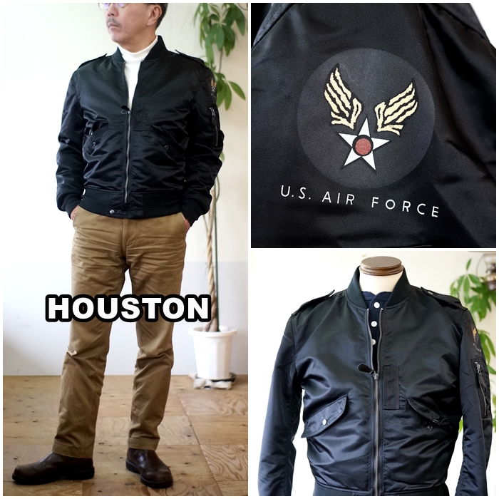 HOUSTON ヒューストン 5L-2X L2 フライトジャケット ミリタリージャケッ