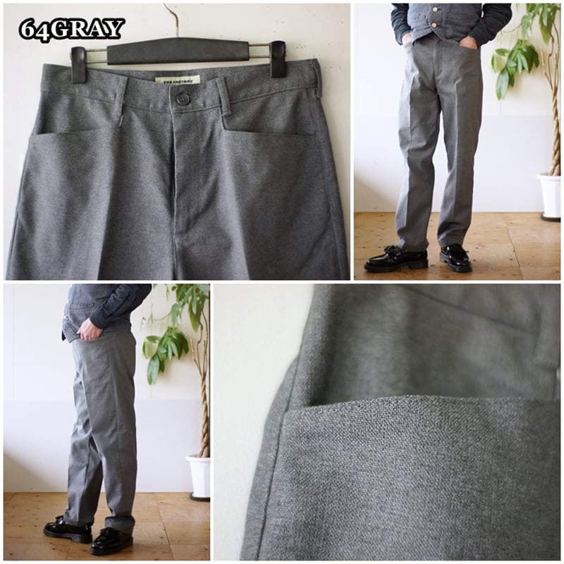 FOB FACTORY エフオービーファクトリー f0529 ワイドトラウザー