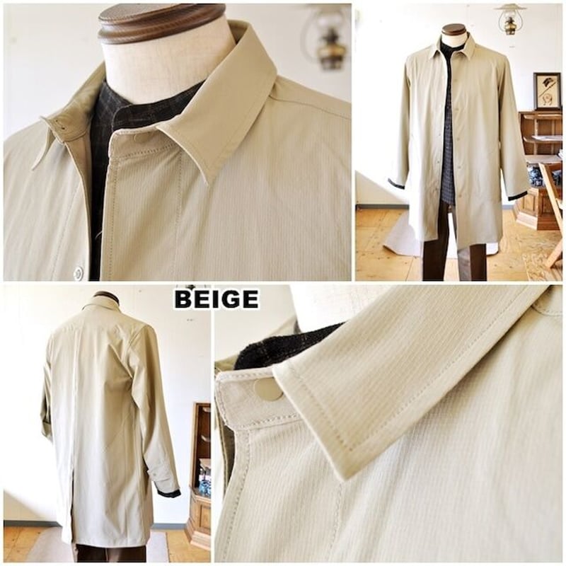 manualalphabet マニュアルアルファベット ステンカラーコート maj248