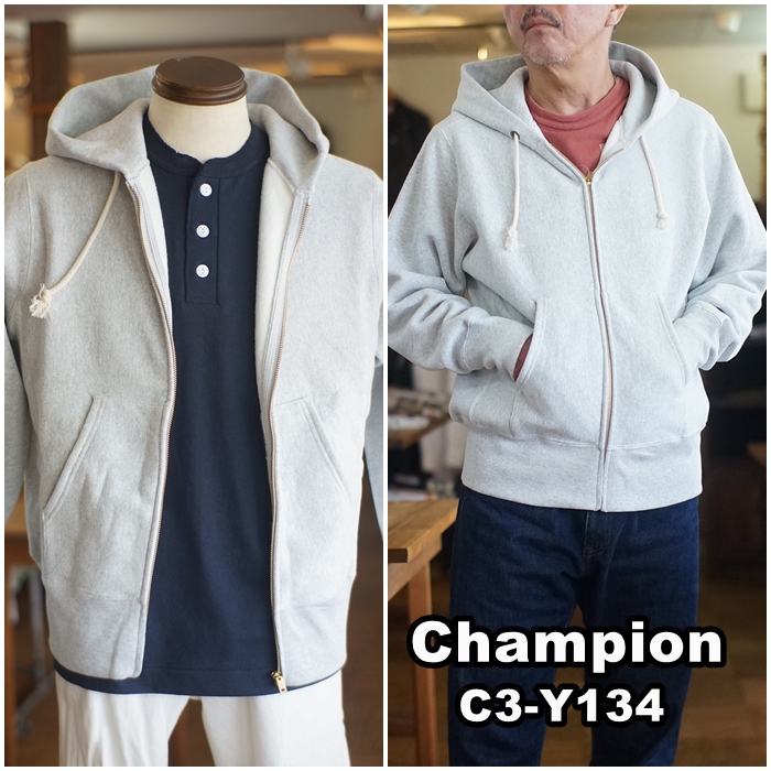 チャンピオン champion ジップスウェット パーカー c3-y134 リバース