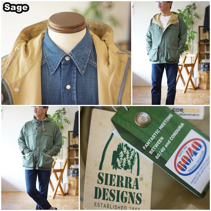 SIERRA DESIGNS シエラデザインズ ショートマウンテンパーカー SIERRA DESIGNS シエラデザインズ ショートマウンテンパーカー
