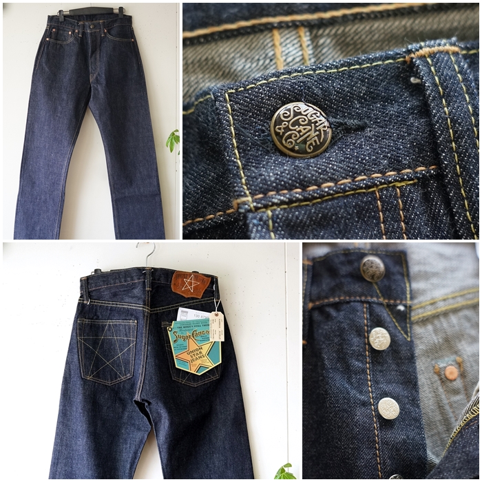 SUGARCANE シュガーケーン　デニム　34 ヴィンテージ　スタージーン SUGARCANE シュガーケーン UNION STAR JEANS ユニオンスター