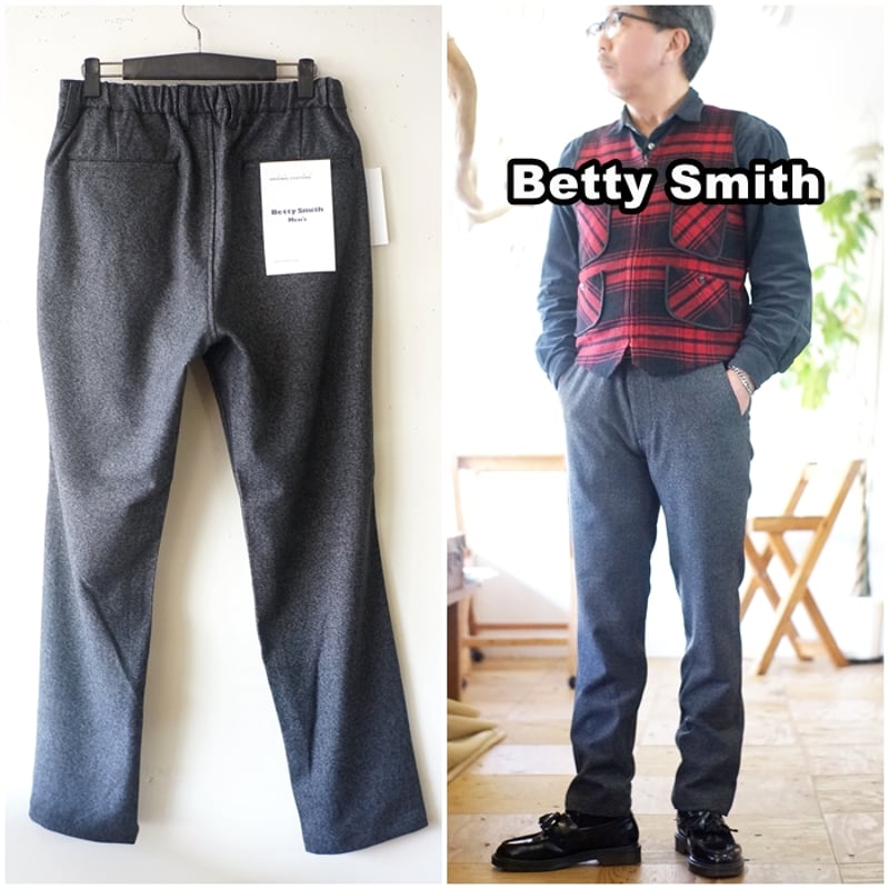 Betty Smith(ベティスミス) メンズ イージートラウザーパンツ 519C