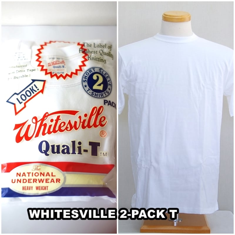 WHITESVILLE ホワイツビル 73544 2枚組 2PAC 半袖Tシャツ 東洋