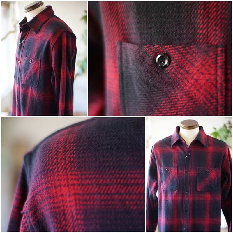 sugarcane シュガーケーン ワークシャツ チェックネルシャツ sugarcane シュガーケーン ワークシャツ チェックネルシャツ