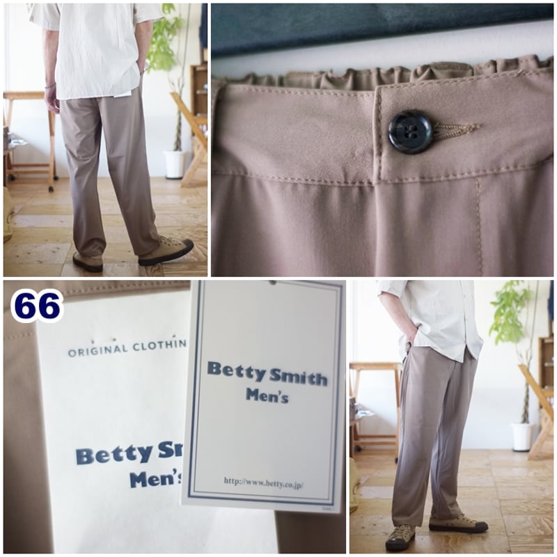 Betty Smith ベティスミスメンズ BAM520 トラウザー パンツ L Betty Smith(ベティスミス) ベティスミスメンズ [BAM-520