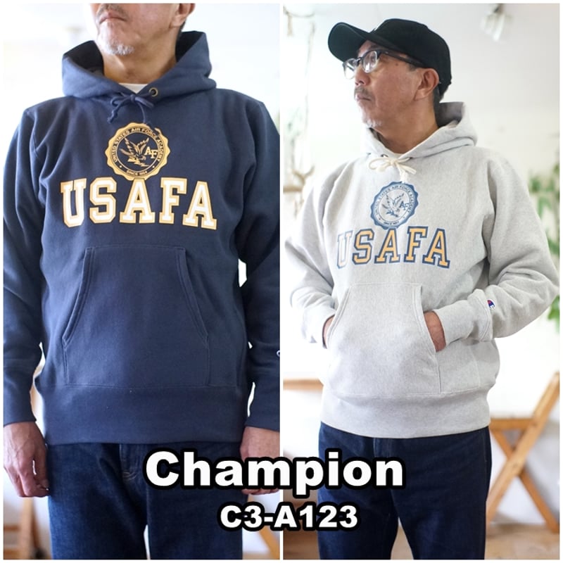 チャンピオン champion スウェット プルオーバーパーカー USAFA 裏起毛