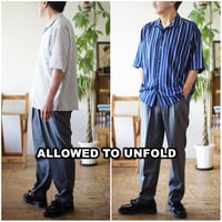 ALLOWED TO UNFOLD　アロウドトゥアンフォールド　半袖オープンカラーシャツ　331178