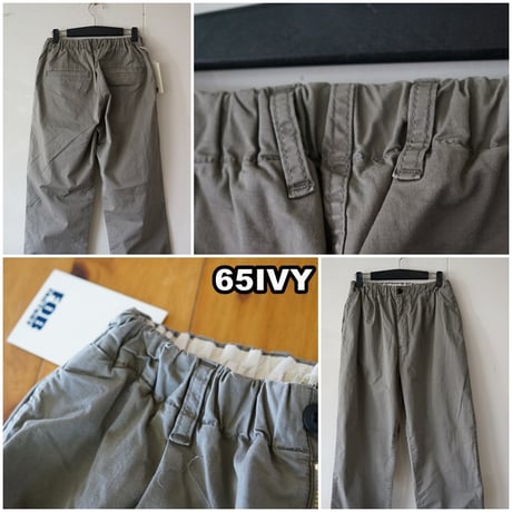 FOBFACTORY エフオービーファクトリー [0549] ストレッチツイル イージーパンツ ストレッチ（伸縮）ウエストゴム式