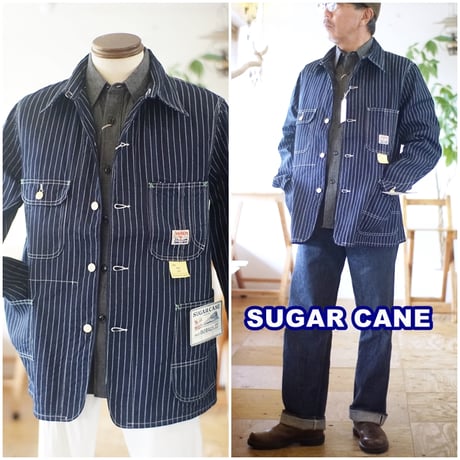 sugarcane 　シュガーケーン　ウォバッシュ　カバーオール 15658　東洋エンタープライズ　９オンスデニムカバーオール