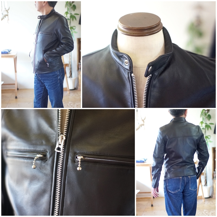 レトログレード(RETRO GRADE) シングルライダース ラムレザー 3150002