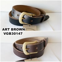 ARTBROWN(アートブラウン)メンズ レザーベルト 40144 本革 クロム