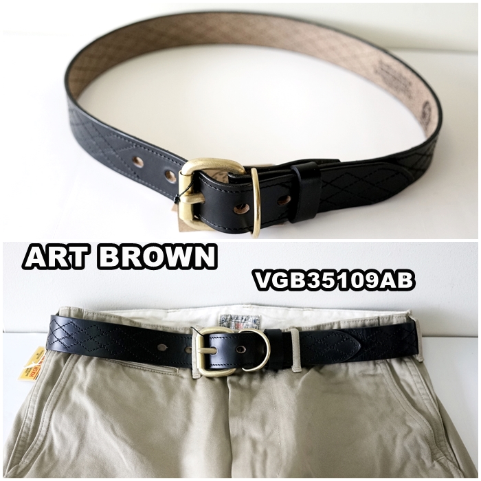 ARTBROWN (アートブラウン) レザーベルト VGB35109AB クロムエクセル