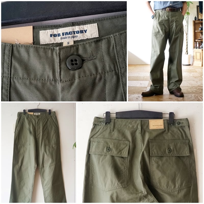 エフオービーファクトリー FOB factory F0540 ベイカーパンツ