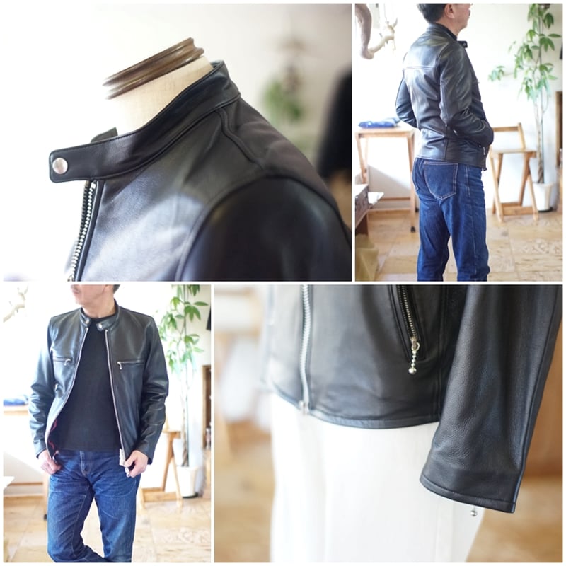 レトログレード(RETRO GRADE) シングルライダース ラムレザー 3150002