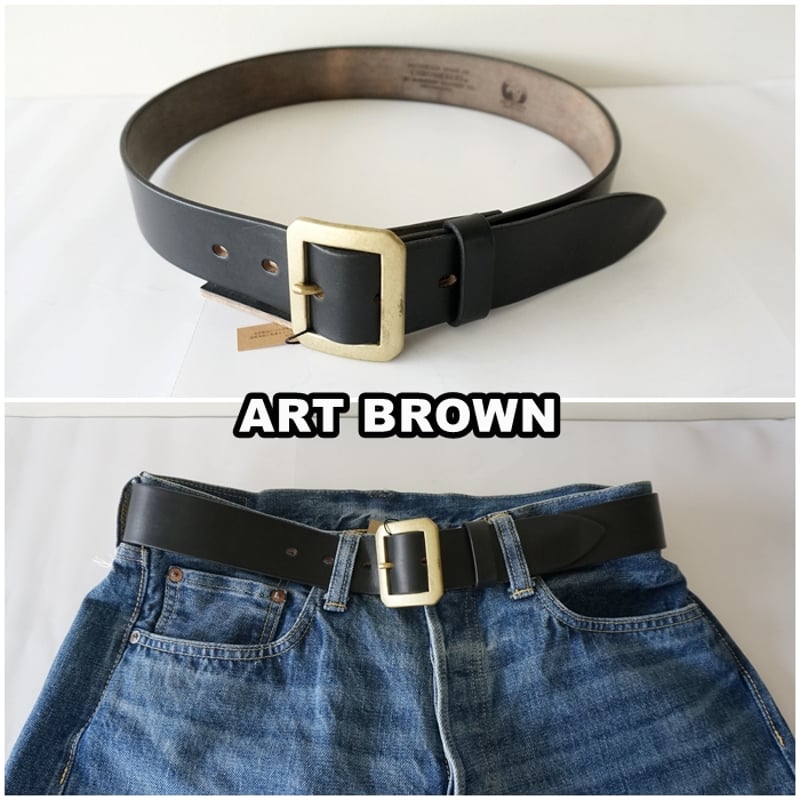 ARTBROWN(アートブラウン)メンズ レザーベルト VGB40142AB 本革 40mm