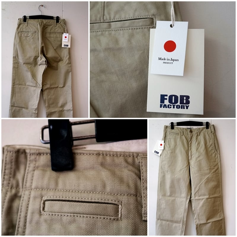 FOB FACTORY エフオービーファクトリー ビッグチノパンツ チノーズ