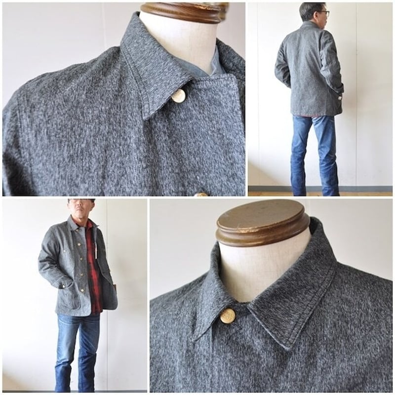 SUGAR CANE シュガーケーン 9oz. BLACK COVERT WORK COA SUGAR CANE シュガーケーン 9oz. BLACK COVERT WORK COA