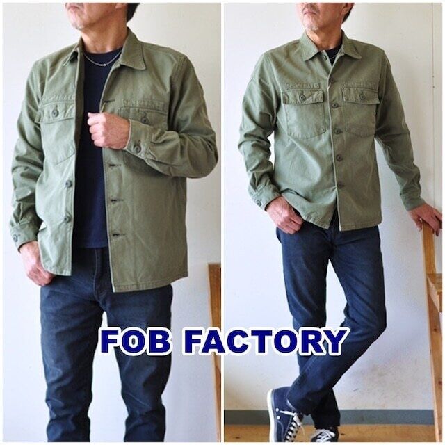FOB FACTORY （FOBファクトリー） F2362 ファティーグジャケット / ユ