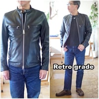 レトログレード(RETRO GRADE) シングルライダース　ラムレザー 3150002
