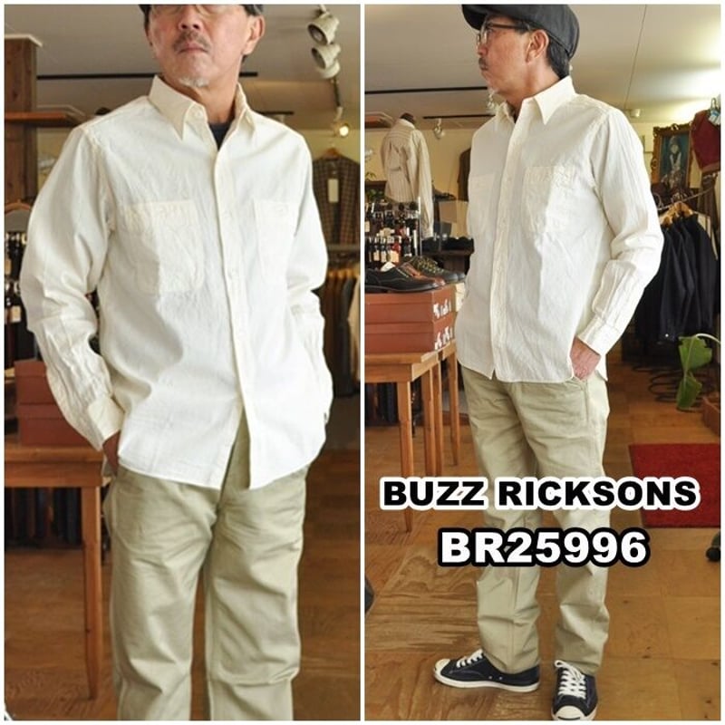 BUZZ RICKSON's ワークシャツ　シャンブレー　長袖シャツ　日本製 楽天市場】バズリクソンズ BUZZ RICKSON'S ブルー シャンブレー
