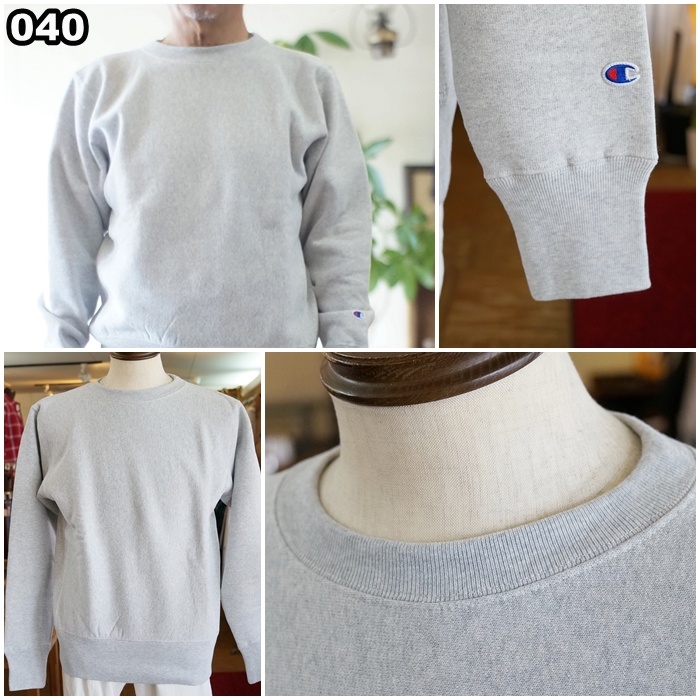 チャンピオン champion クルーネック スウェット 裏起毛 c3-y032 | blu