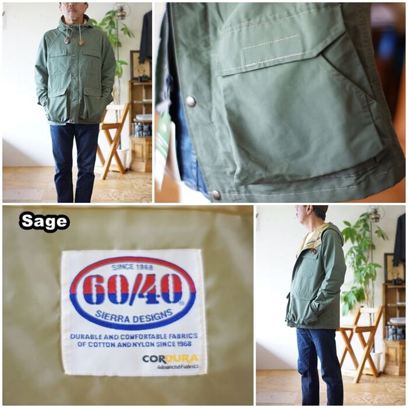 SIERRA DESIGNSショートマウンテンパーカー ロクヨンクロス　米国製 SIERRA DESIGNS シエラデザインズ ショートマウンテンパーカー