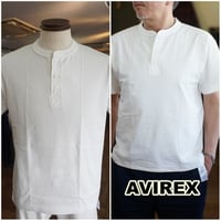 AVIREX アビレックス ヘンリーネック半袖Tシャツ 783-5934019 HENLEY NECK T-SHIRT