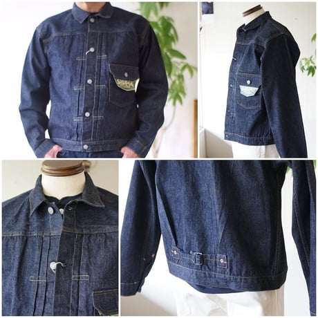 SUGARCANE　シュガーケーン　ファーストモデルGジャン　１９３６年モデル　デニムブラウス　SC11936 13.5oz. DENIM BLOUSE 1936 MODEL