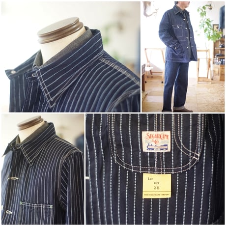 sugarcane 　シュガーケーン　ウォバッシュ　カバーオール 15658　東洋エンタープライズ　９オンスデニムカバーオール