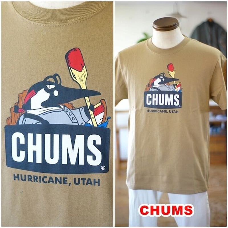 CHUMS チャムス River Guide Booby TEE リバーガイド ブービー T...