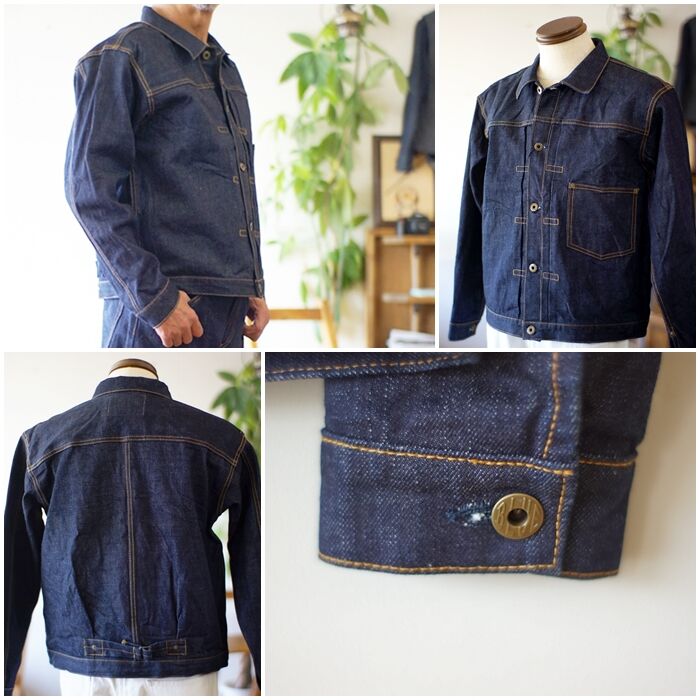 T. japan デニムジャケット 児島ジーンズ 19oz デニムジャケット KOJIMA GENES Gジャン
