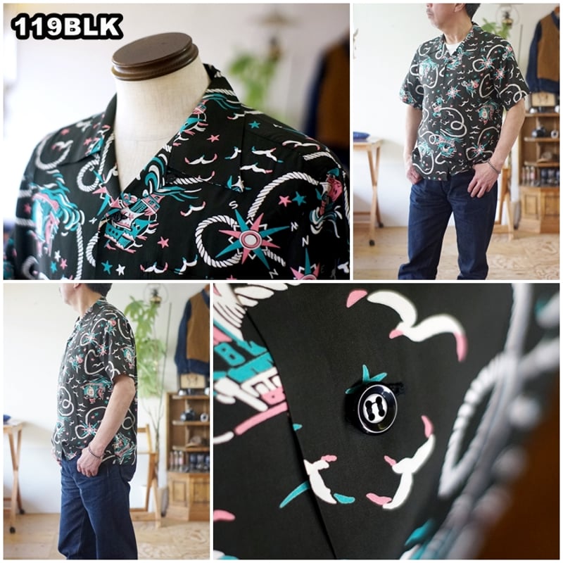 サンサーフ SUNSURF アロハシャツ SS39429 RAYON HAWAIIAN SHI