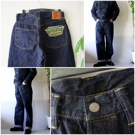 SUGARCANE シュガーケーン ビンテージレプリカジーンズ 42025　13oz. DENIM WAIST OVERALLS 2025 MODEL (WIDE LEG)