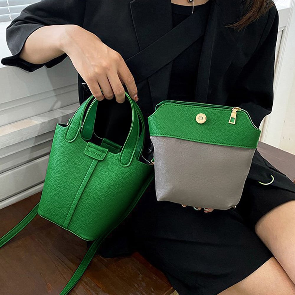 no brand ノーブランド LEATHER MULTI MINIBAG 3WAY リボン付き