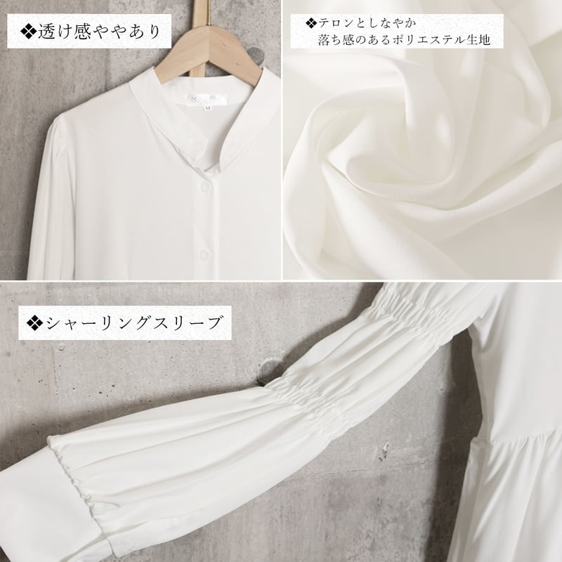 近年・美品✨萌 モユル ロングシャツワンピース Aライン