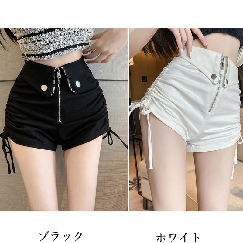 日本発送】リボン付 ショートパンツ 細見え 脚長効果 | sol le da