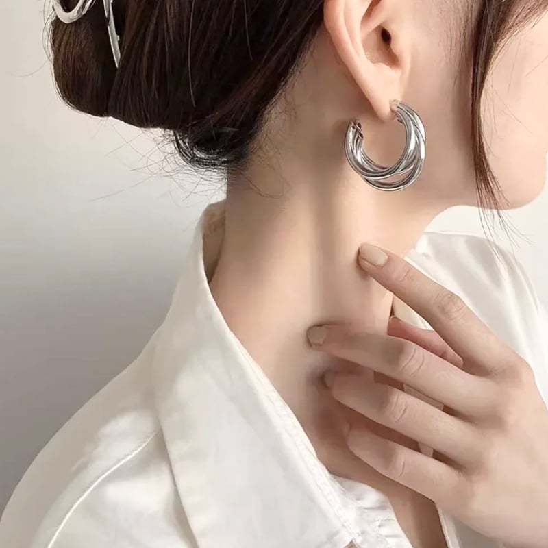 大人気】ボヘミアンスタイル ゴールド ピアス ヴィンテージ 幾何学 