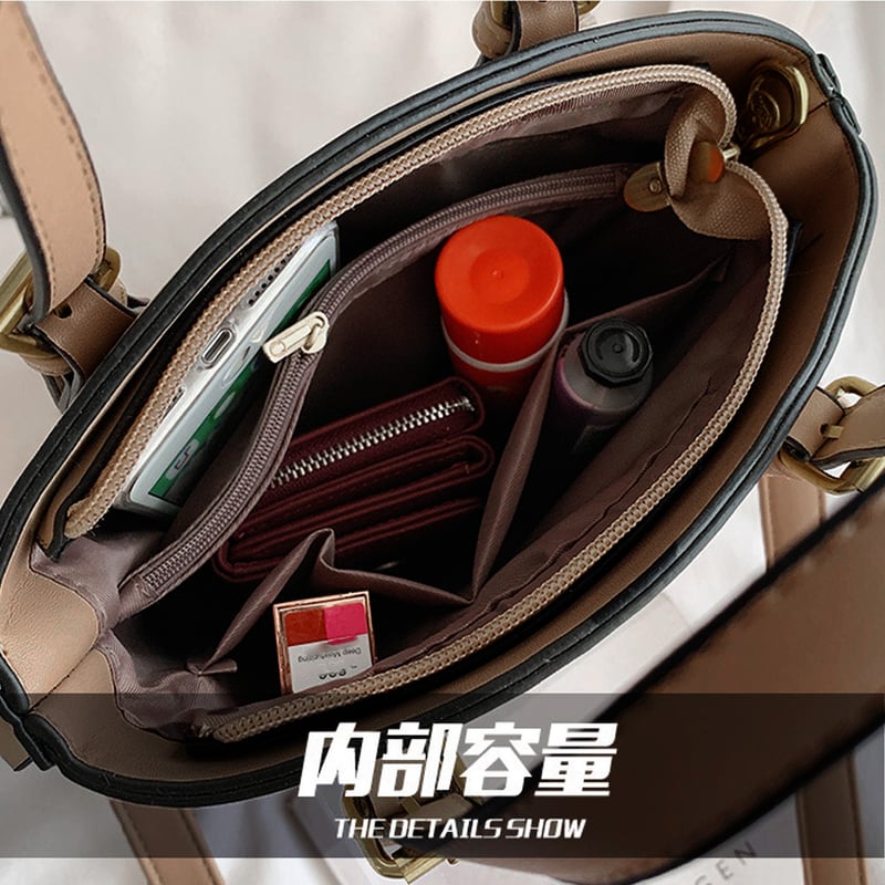 日本発送】2way ハンドバッグ PUレザー ショルダーバッグ 上品