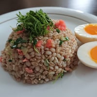 ★レシピ紹介★五穀米のたらこチャーハン