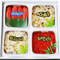 【彩4種-Ａ】えびす塩たらこ130g・つぶ塩辛100g・数の子山海漬100g・正油いくら100g