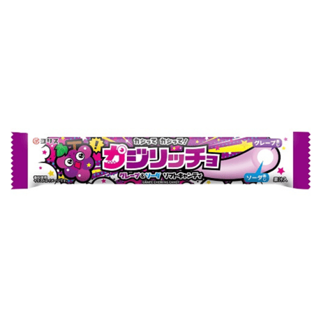 【61】コリス　カジリッチョ グレープ＆ソーダ ソフトキャンディ　1本