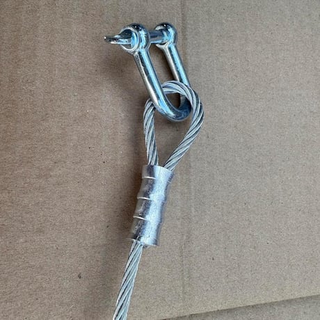 4mmスリーブＷ ダブル 長さ24mm アルミクランプ ワイヤーロープ通し スリーブダブル まとめ売り くくりわな あるみ オーバル すりーぶ 軽量 加締め ダブル管 クランプ管 RH037W