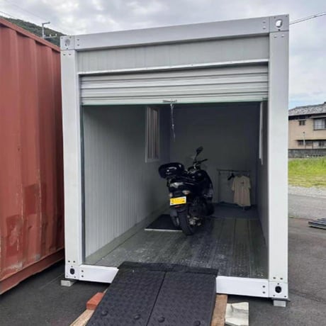 車庫 組立式ハウス ユニットハウス おしゃれ 白 プレハブ ハウス工事用ハウス 仮設スーパーハウス 4サイズ　複合ポルトランドセメント床