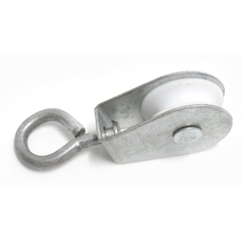 滑車 かっしゃ プーリー アルミ ABS樹脂 フック 滑車 蹴り糸 DIY